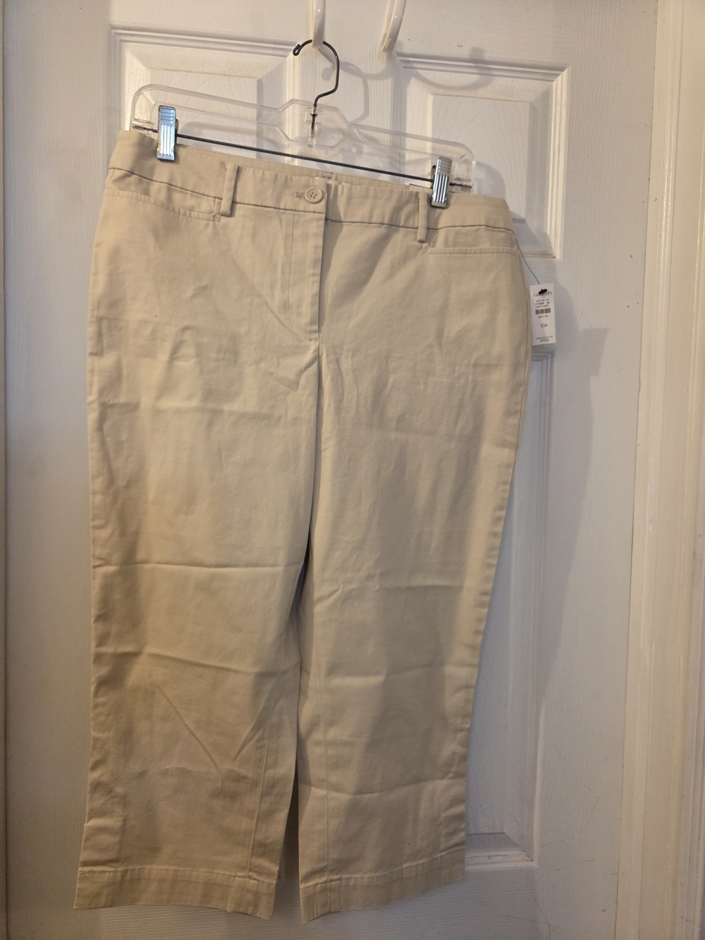 Talbots Beige Cropped Pants NWT